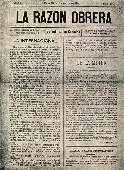LA RAZON OBRERA LA INTERNACIONAL: ARTICULO DE BAKUNIN
MADRID, HEMEROTECA MUNICIPAL
MADRID

This image is not downloadable. Contact us for the high res.