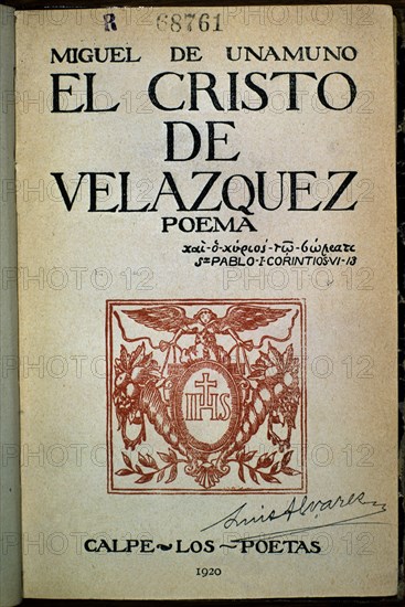 De Unamuno, The Christ of Velázquez