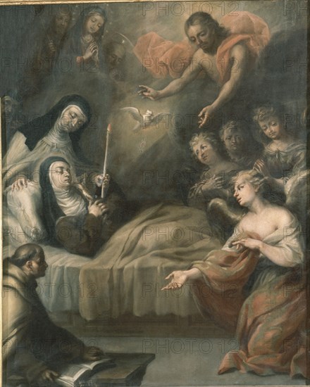 ESCUELA MADRILEÑA
MUERTE STA TERESA S XVII
MEDINA DEL CAMPO, CONVENTO DE LAS CARMELITAS DESCALZAS
VALLADOLID