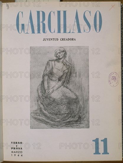 PORTADA REVISTA 'GARCILASO' NUMERO 11 MARZO 1944
MADRID, BIBLIOTECA NACIONAL DIARIOS
MADRID