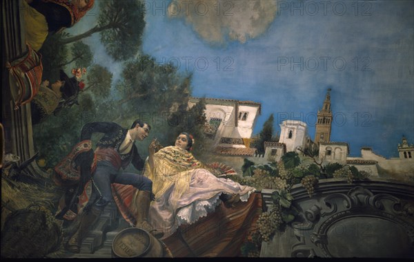 COMBA J
ANDALUCIA-DETALLE DE PINTURAS ALEGORICAS DE ESPAÑA
MADRID, MINISTERIO HACIENDA
MADRID