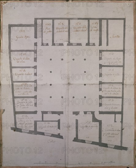 SABATINI FRANCESCO 1722/1797
PLANO DE LA PLANTA DEL EDIFICIO
MADRID, MINISTERIO HACIENDA
MADRID

This image is not downloadable. Contact us for the high res.