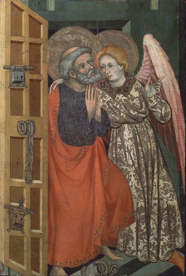 BORRASA LLUIS 1360/1426
RETABLO SAN PEDRO-DETALLE-LIBERACION
TARRASA, IGLESIA DE SANTA MARIA
BARCELONA