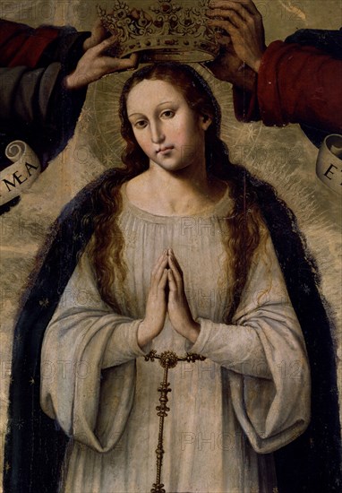 CORONACION DE LA VIRGEN-DET MANOS CON CORONA SOBRE LA INMACULADA(CONJ 83433)
MADRID, BANCO CENTRAL-HISPANO
MADRID