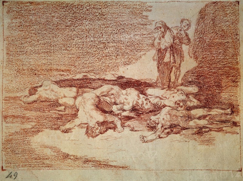 Goya, Enterrer et taire les désastres de la guerre