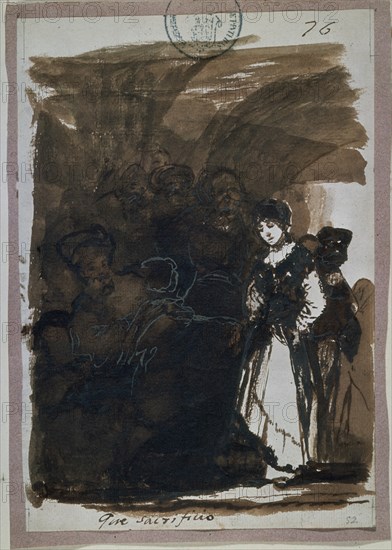 Goya, Quel sacrifice !