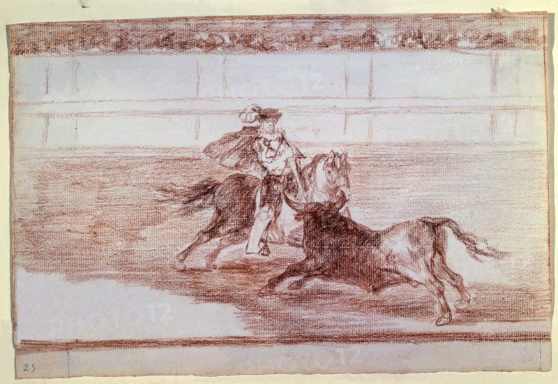 Goya, Rejoneo (sorte de picador) - Tauromachie 25