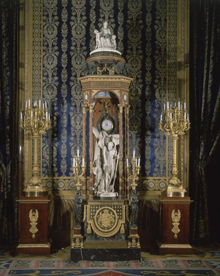 RELOJ DE LA SALA DE GASPARINI
MADRID, PALACIO REAL-OBJETOS
MADRID