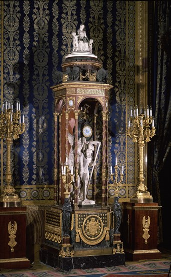 RELOJ DE LA SALA DE GASPARINI
MADRID, PALACIO REAL-OBJETOS
MADRID
