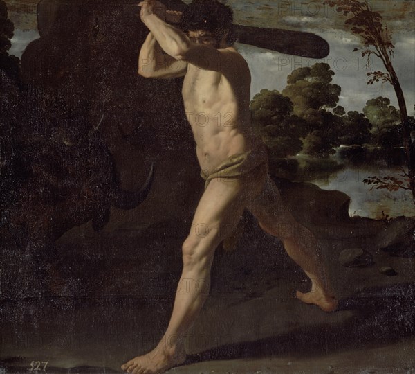 Zurbaran, Hercules and the wild bull of Crete