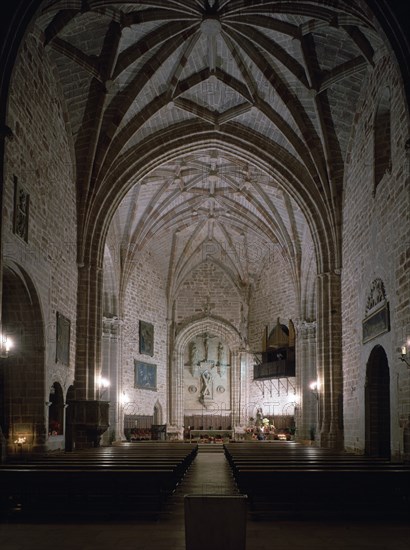 INTERIOR DESDE LOS PIES
VILLANUEVA DE LOS INFANTES, IGLESIA DE SAN ANDRES
CIUDAD REAL