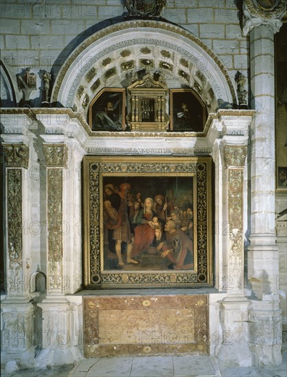 CAPILLA DE LA EPIFANIA CONJUNTO DEL RETABLO
CUENCA, CATEDRAL
CUENCA

This image is not downloadable. Contact us for the high res.