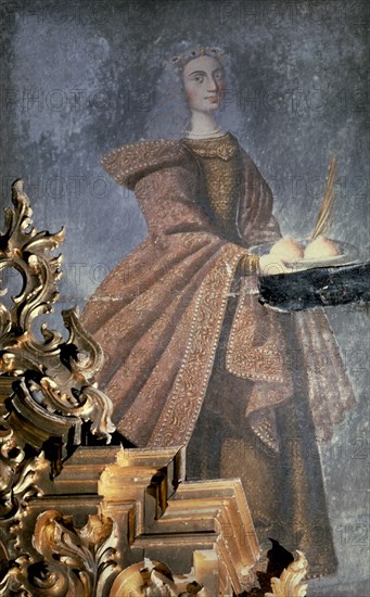 Zurbaran, Saint agatha