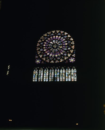 VIDRIERA DEL CRUCERO
PARIS, NOTRE DAME
FRANCIA