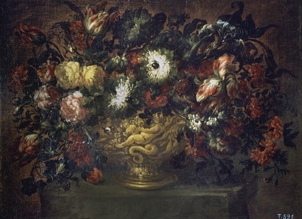 Perez (Bartolomé), Fleurs dans un vase