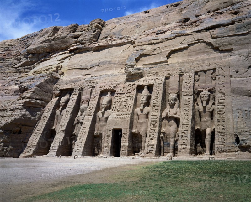 Hathor and Nerfertary temple in Abu Simbel, Egypt