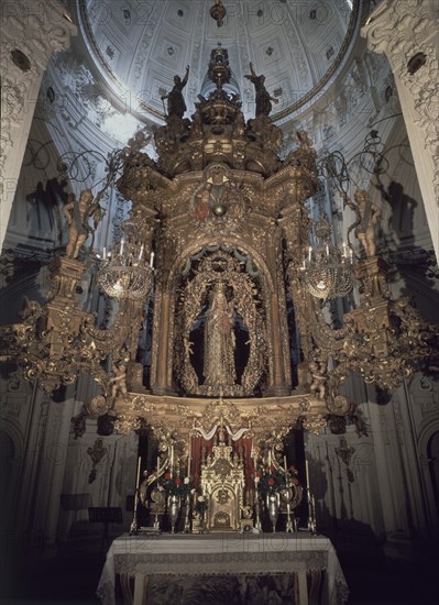 CASAS F DE LAS
CAPILLA VIRGEN OJOS GRANDES RETABLO BALDAQUINO
LUGO, CATEDRAL
LUGO