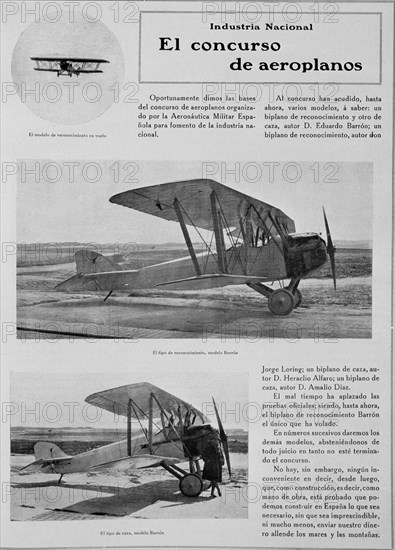 HERALDO DEPORTIVO 25 III 1919 PG 99 CONCURSO AVIONES
MADRID, BIBLIOTECA NACIONAL DIARIOS
MADRID