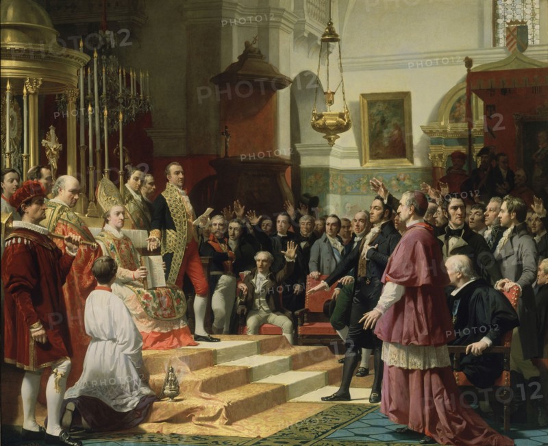 Casado del Alisal, Las Cortes taking Oath in Cadiz in 1810