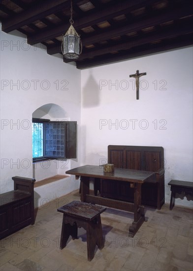 CELDA DE LAS CONFERENCIAS O DEL PADRE MARCHENA( AQUI SE ENTREVISTO CON COLON)
RABIDA LA, MONASTERIO
HUELVA

This image is not downloadable. Contact us for the high res.