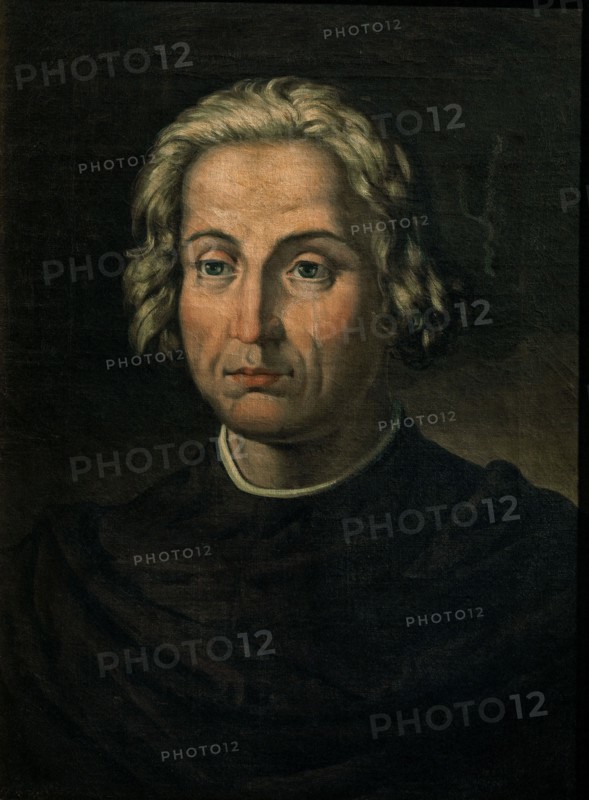 Domínguez Bécquer, Portrait of Christopher Columbus