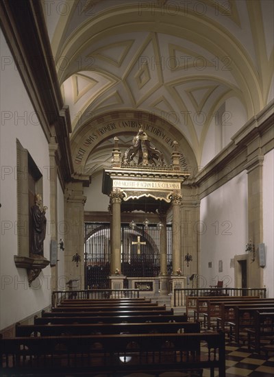 IGLESIA  VISTA DESDE LOS PIES
OVIEDO, MONASTERIO DE SAN PELAYO
ASTURIAS

This image is not downloadable. Contact us for the high res.