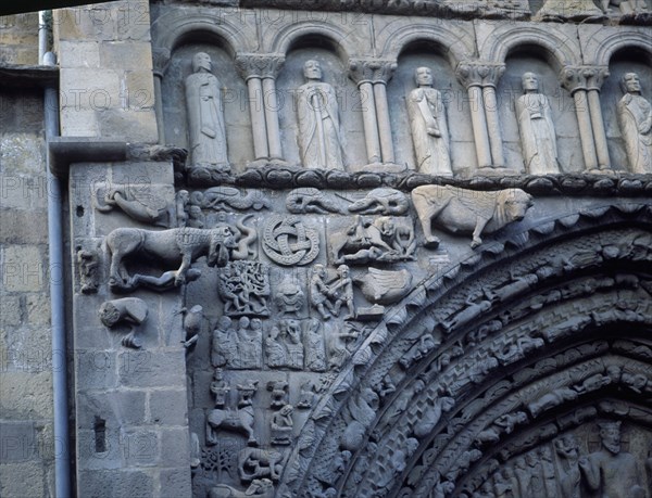 PORTADA  DET SUPERIOR IZQUIERDA
SANGÜESA, IGLESIA DE SANTA MARIA LA REAL
NAVARRA

This image is not downloadable. Contact us for the high res.