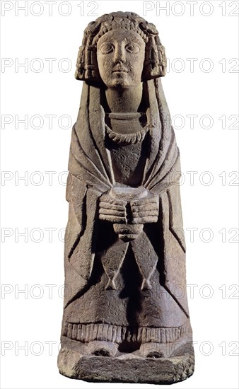DAMA IBERICA CON MANTILLA DEL CERRO DE LOS SANTOS
MADRID, MUSEO ARQUEOLOGICO NACIONAL
MADRID

This image is not downloadable. Contact us for the high res.