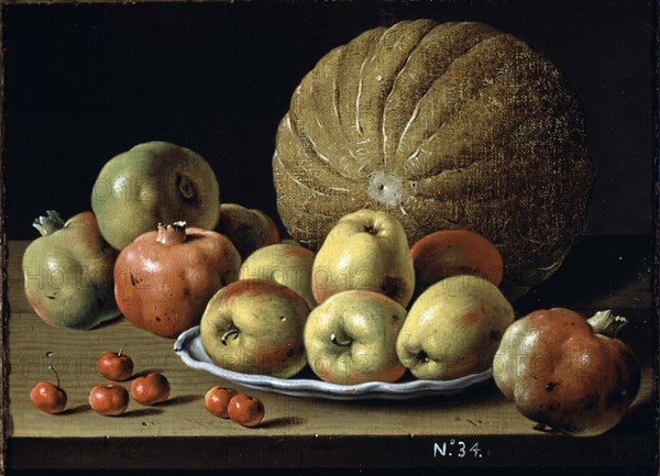 MELENDEZ LUIS 1716/1780
BODEGON (MANZANAS,GRANADA,CEREZAS Y MELON)-S XVIII PINTURA ESPAÑOLA
MADRID, COLECCION MARQS ESPERANZA
MADRID

This image is not downloadable. Contact us for the high res.