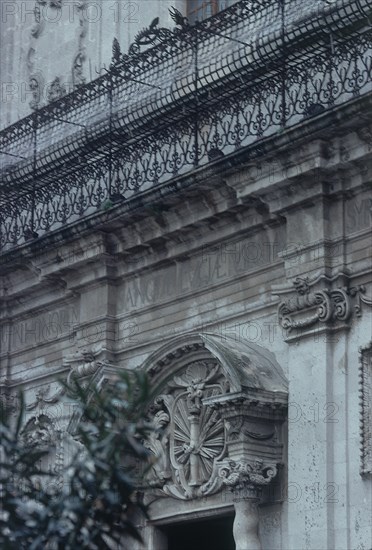 DETALLE DEL BALCON DE LA IGLESIA BARROCA
SICILIA/SIRACUSA, IGLESIA DE SANTA LUCIA
ITALIA