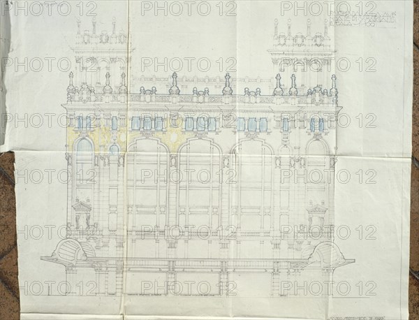 PLANO 'GRANDES ALMACENES VICTORIA' FACHADA PI MARGAL
MADRID, ARCHIVO HISTORICO VILLA
MADRID

This image is not downloadable. Contact us for the high res.