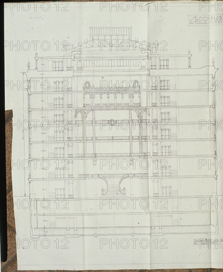 PLANO 'GRANDES ALMACENES VICTORIA' SECCION
MADRID, ARCHIVO HISTORICO VILLA
MADRID

This image is not downloadable. Contact us for the high res.