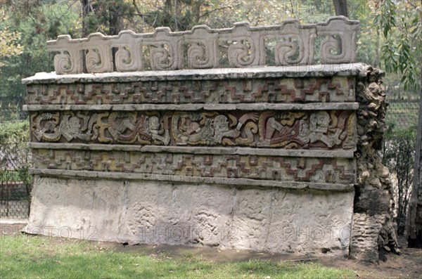 Ruins of a Mayan temple
