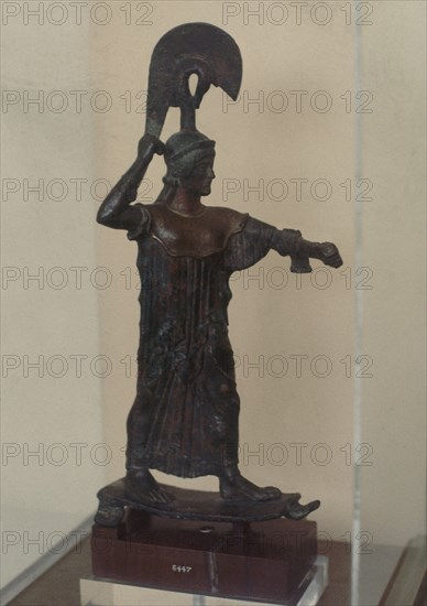 ESTATUA EN BRONCE DE ATHENA
ATENAS, MUSEO ARQUEOLOGICO NAC
GRECIA