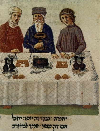 MANUSCRITO ROTHSCHILD 24 F 121-BODA BENDICION (ITALIA 1470)
JERUSALEN, MUSEO ISRAEL
ISRAEL

This image is not downloadable. Contact us for the high res.