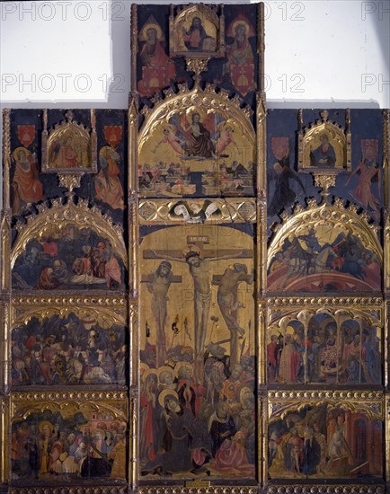 MAESTRO GIL Y PUJADES
RETABLO DE LA STA CRUZ (SG XV)- ANTES ATRIBUIDO A MIGUEL ALCANYS)
VALENCIA, MUSEO BELLAS ARTES - COLEGIO PIO V
VALENCIA