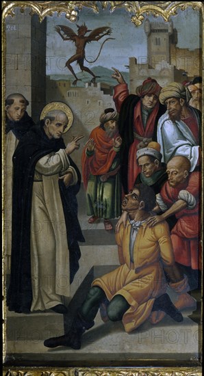 MAESTRO DEL GRIFO
SAN VICENTE FERRER EXORTIZANDO A UN POSEIDO MORO - RETABLO DE LOS DOMINICOS - S XV
VALENCIA, MUSEO BELLAS ARTES - COLEGIO PIO V
VALENCIA