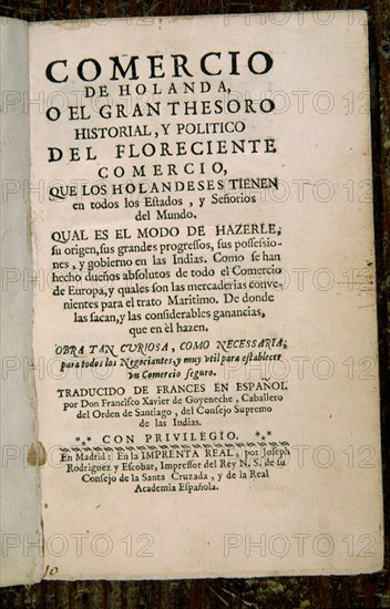 GOYENECHE J
COMERCIO DE HOLANDA
MADRID, BIBLIOTECA NACIONAL RAROS
MADRID

This image is not downloadable. Contact us for the high res.