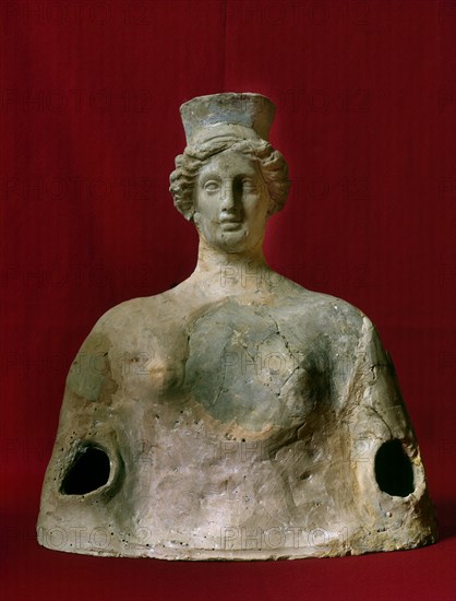 BUSTO FEMENINO-BARRO COCIDO DE LA ALBUFERETA-GRIEGO
ALICANTE, MUSEO ARQUEOLOGICO
ALICANTE