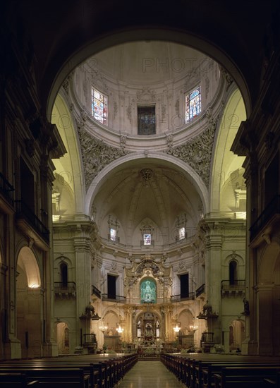 INTERIOR DESDE LOS PIES
ELCHE, BASILICA DE SANTA MARIA
ALICANTE