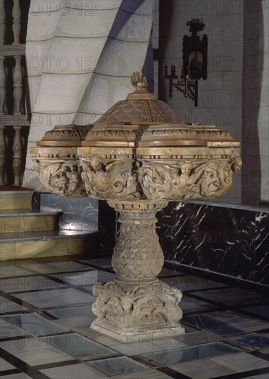 FLORENTINO JACOBO 1456/1526
PILA BAUTISMAL - BARROCO
VILLENA, IGLESIA DE SANTIAGO
ALICANTE