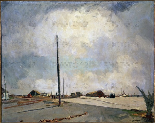 PORCAR JUAN BAUTISTA
PAISAJE CON POSTES
CASTELLON DE LA PLANA, MUSEO DE BELLAS ARTES
CASTELLON