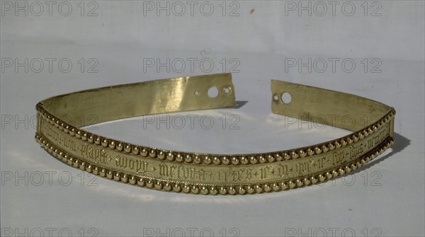 COLLAR DE SUERO DE QUINONES (SANTIAGO ALFEO) S XV
SANTIAGO DE COMPOSTELA, CATEDRAL
CORUÑA

This image is not downloadable. Contact us for the high res.