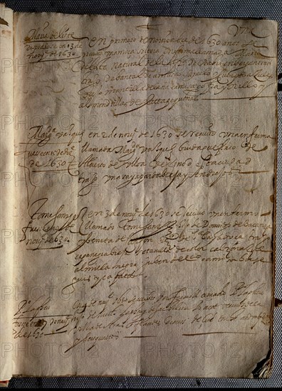 REGISTRO ENFERMOS HOPITAL REAL 1630-1631
SANTIAGO DE COMPOSTELA, BIBLIOTECA UNIVERSIDAD
CORUÑA