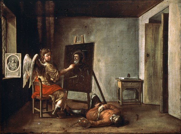 VALDES LUCAS
ESCENA EN EL TALLER DEL PINTOR
SEVILLA, MUSEO BELLAS ARTES - CONVENTO MERCEDARIAS CALZADAD
SEVILLA