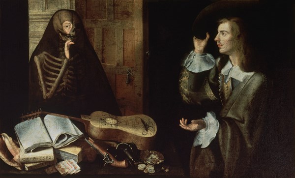 CAMPROBIN PEDRO 1605/74
VANITAS - LA MUERTE Y EL CABALLERO - S XVII - BARROCO ESPAÑOL
SEVILLA, HOSPITAL DE LA CARIDAD
SEVILLA