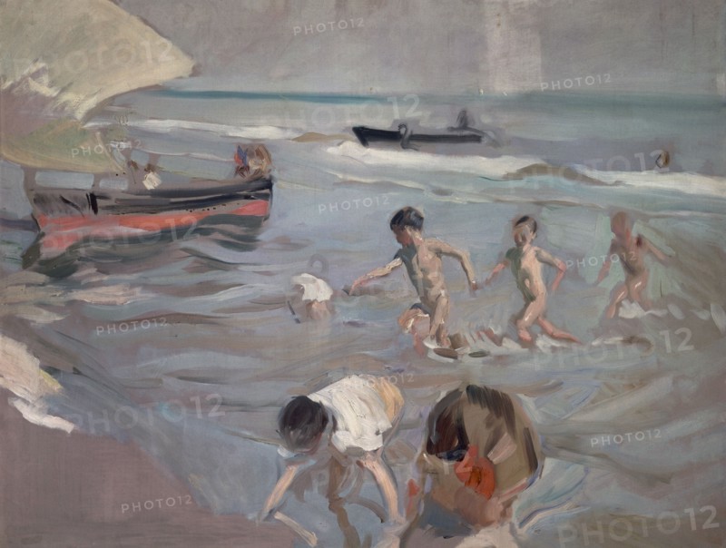 Sorolla, Enfants à la plage