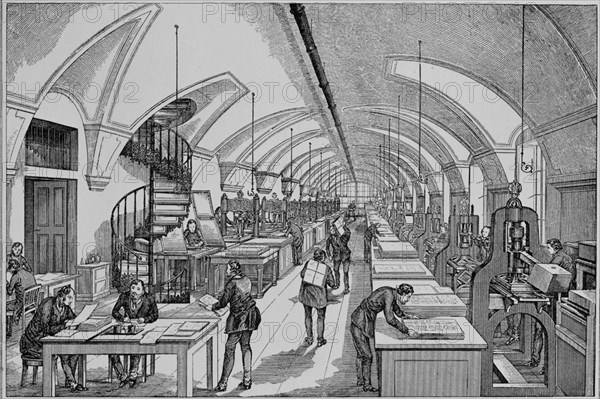 IMPRENTA DEL SIGLO XIX - PRENSAS DE IMPRESION
MADRID, BIBLIOTECA NACIONAL ESTAMPAS
MADRID

This image is not downloadable. Contact us for the high res.