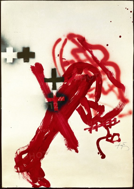 TAPIES ANTONI 1923-
CARTEL-EUROPALIA 85