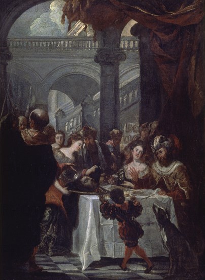 CARREÑO MIRANDA JUAN 1614/1685
BANQUETE DE HERODES
MADRID, MUSEO MUNICIPAL
MADRID